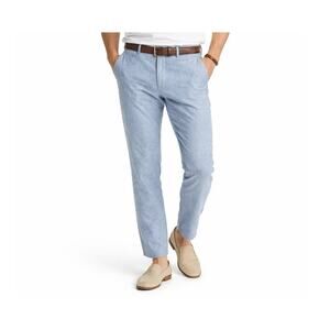 NWT Mens Porter & Ash 100% Linen Blue Pants 29 x 31 Classic Preppy Resort Casual